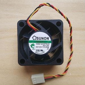 CYRMZAY Koelventilator voor SUNON 4CM 40 * 40 * 20mm 12V 0.6W KDE1204PKV2 3Pin Koelventilator