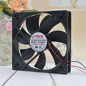 CYRMZAY Koelventilator voor TONON TD1225LS 12V 0.18A 120 * 120 * 25mm 2Pin Koelventilator