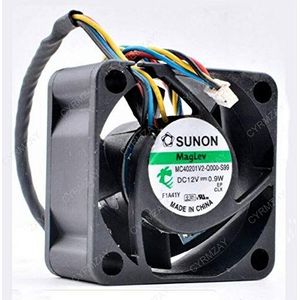 CYRMZAY Koelventilator voor SUNON MC40201V2-Q000-S99 DC12V 0.9W 40 * 40 * 20MM 4Pin Koelventilator
