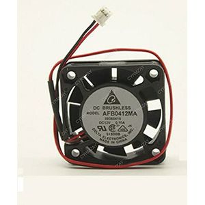 CYRMZAY Koelventilator voor DELTA AFB0412MA 40 * 40 * 10MM DC 12V 0.10A 2Pin Koelventilator