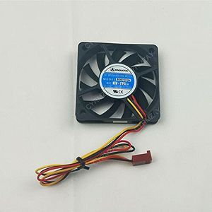 CYRMZAY Koelventilator voor BI-SONIC BS601012H 12V 0.21A 6CM 60 * 60 * 10MM 3Pin Koelventilator
