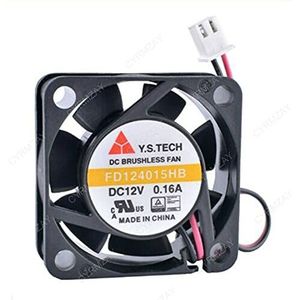 CYRMZAY Koelventilator voor Y.S.TECH FD124015HB 12V 0.16A 40 * 40 * 15MM 4CM 2Pin Koelventilator