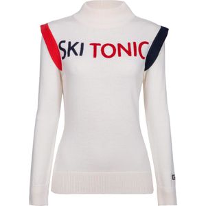 Duvillard - Pola Pull - Dames Trui - Wit - Van Merinowol