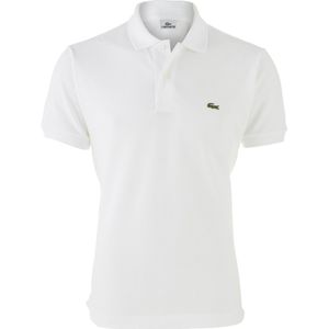 Lacoste - Classic Fit Polo - Wit - 100% Katoen - Korte Mouwen