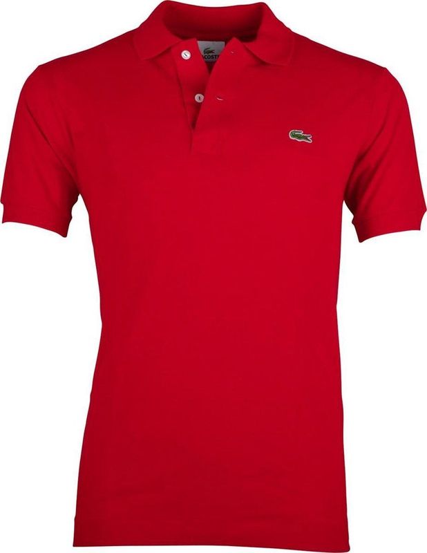 Lacoste L Heren Poloshirt - Red
