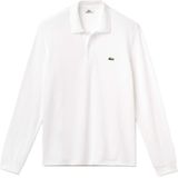 Lacoste Classic Fit polo lange mouw - wit