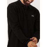 Lacoste Classic Fit polo lange mouw - zwart