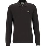 Lacoste Classic Fit polo lange mouw - zwart