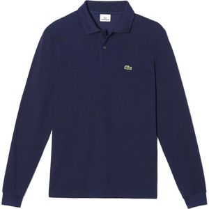 Lacoste - Lange Mouw Polo - Blauw - Katoen