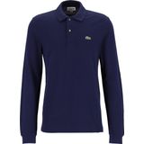 Lacoste Classic Fit polo lange mouw - navy blauw
