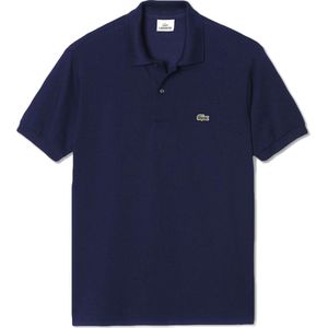 Lacoste - Classic Fit Polo - Marine Blauw - Pique Kwaliteit - Korte Mouwen