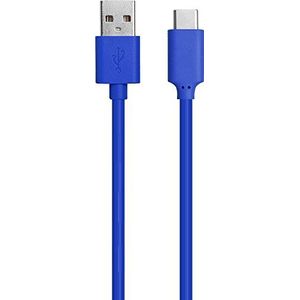 Wow - USB/USB-C laad- en synchronisatiekabel, 1 m, blauw