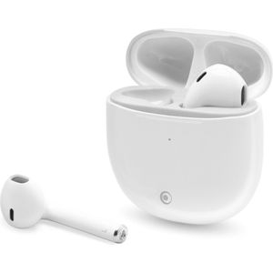 Bigben Connected - Oordopjes Draadloos - Wit - Inclusief Oplaadcase