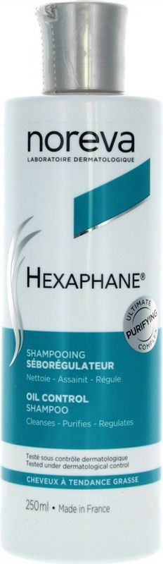 Noreva - Hexaphane Oil Control - Shampoo - 250 ml - Voor Vet Haar