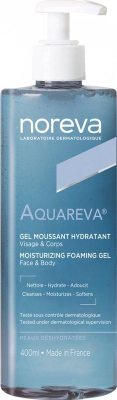Noreva - Aquareva - Moisturizing Foaming Gel - 400ml - Gletsjerwater