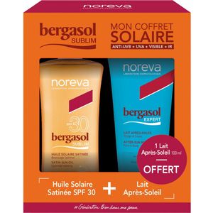 Bergasol Sublim Huile Solaire Satinée SPF30 + Gratis Aftersun