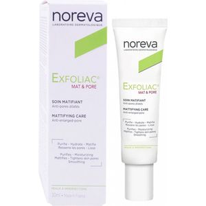 Noreva - Exfoliac - Gezichtscrème - 30 ml - Matterende Verzorging voor Problematische Huid