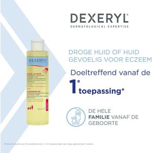 Dexeryl - Wasolie - 200ml - Voor Droge Huid - Zonder Zeep En Parfum
