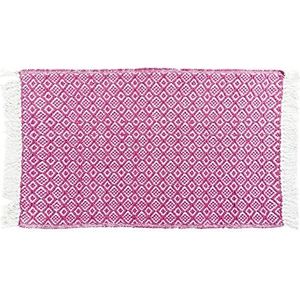 Douceur d'Intérieur Pithaya tapijt, rechthoekig, 50 x 80 cm, katoen, stof, roze