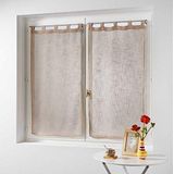 Keukengordijn kort HALTONA, 60 x 160 cm, 2 stuks