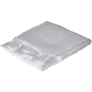 linnen, polyester, wit, 2 x 90 x 160 cm