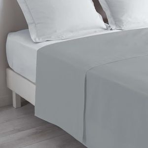 Douceur d'Intérieur Lina hoeslaken, katoen, kiezelstenen, 240 x 300 cm