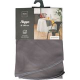 Eettafel Tafelkleed - Donkergrijs - Rond - Dia 180 cm - Polyester