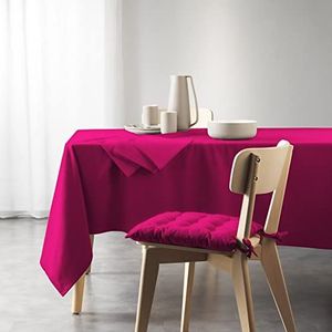 Tafellaken-Tafelkleed- Mistral katoen gerecycled 140x240cm fuchsia