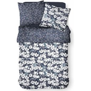 Lefebvre - Mawira - Duvet Cover Set - Navy Blue - 100% Katoen