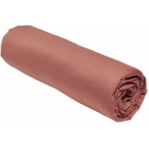 TODAY - Essential - Onderlaken - Terra cotta - Verstelbaar 90 x 190 cm