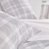 Lefebvre - Duvet Cover Set - Lichtgrijs - 100% Katoen - 3 Stuks
