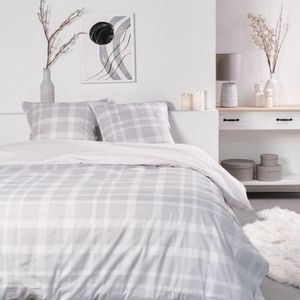 Lefebvre - Duvet Cover Set - Lichtgrijs - 100% Katoen - 3 Stuks