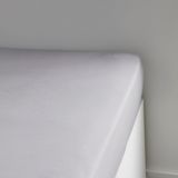 Lefebvre - Fitted Bottom Sheet - Percale - Lichtgrijs - 100% Katoen