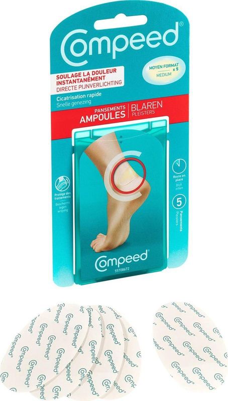 Compeed blaren medium 5 stuks