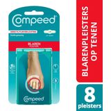 Compeed Op Tenen - Blarenpleisters - blarenpleisters bieden directe pijnverlichting, snellere genezing - 8 stuks