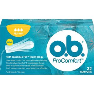 o.b.® ProComfort - Tampons - Normal - 32 stuks
