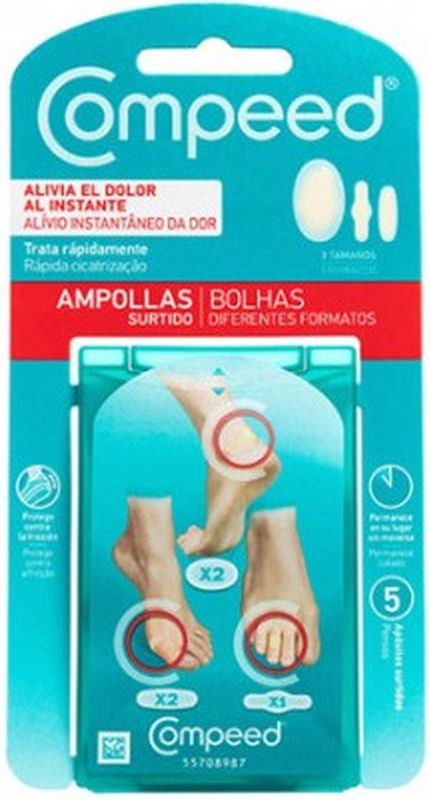 Compeed Mixpack - 5 Blarenpleisters in diverse vormen en soorten