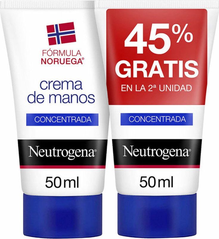 Neutrogena - Geconcentreerd Handcrème - 2 x 50 ml - Voedend - Beschermend