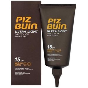 Piz Buin Zonnebrand fluide ultra light spf15 150ml
