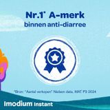 Imodium Instant Smelttablet 2 mg bij waterige diarree en langdurige diarree - diarreeremmer - anti-diarree - 1 x 10 stuks