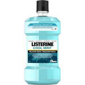 Listerine Cool mint 1 liter- Alcohol vrij-Mondwater- mondhygienie