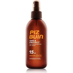 Piz Buin - Tan & Protect - Tan Acceleration Oil Spray - SPF15 - 150 ml