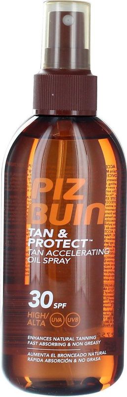 Piz Buin Tan And Protect Tan Accelerating Oil Spray Spf30 150ml