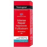 Neutrogena Intense Repair Reparierender Fußbalsam (50 ml), regenerierende Fußcreme für trockene rissige Füße, intensiv pflgende Schrundensalbe mit Panthenol, Hyaluronsäure & Glycerin für zartere Haut