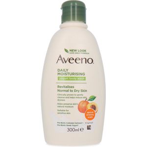 Aveeno - Hydraterende Yoghurt Bodywash - Abrikoos - Natuurlijke Ingrediënten