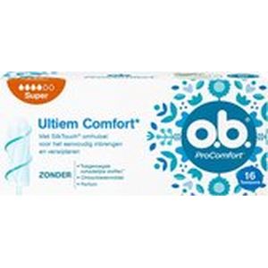 O.B. ProComfort Tampons Super - 16 Stuks - Dynamic Fit™ - SilkTouch™
