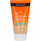 Neutrogena - Clear & Defend - Gezichtsscrub - 150ml - Salicylzuur