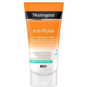 Neutrogena - 2-in-1 Reiniging & Masker - Gezichtsmasker - 150 ml - Met Salicylzuur