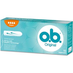 O.B. Original - Tampons Super - 16 Stuks - Betrouwbare Bescherming