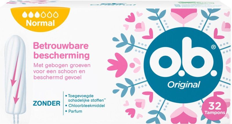 O.B. - Original Normal - Tampons - 32 Stuks